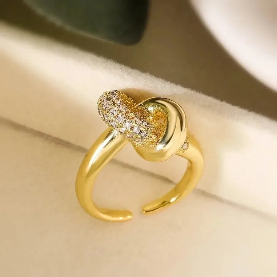 Flowy Fancy Open Rings - Diatoms