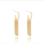 Tassel Chain Statement Drop Earrings - Diatoms