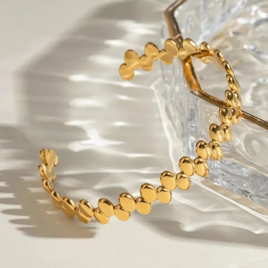 Luxy Adjustable Cuff Bracelet - Diatoms