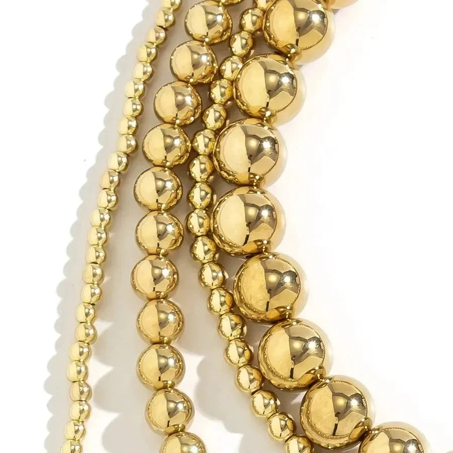 Retro Style Round Three Dimensional Thick Layered Necklaces - Diatoms