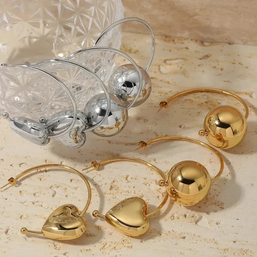 Luxy Hanging Earrings - Diatoms