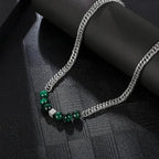 Diatoms Hip-Hop Beaded Solid Color Unisex Necklace - Diatoms