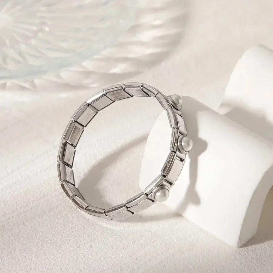 Luxy Italian Charm Pearl Bracelets - Diatoms