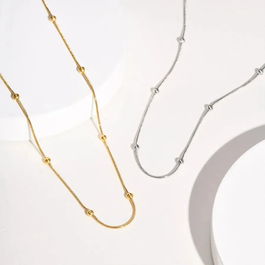 Luxy Ball Chain Necklace - Diatoms