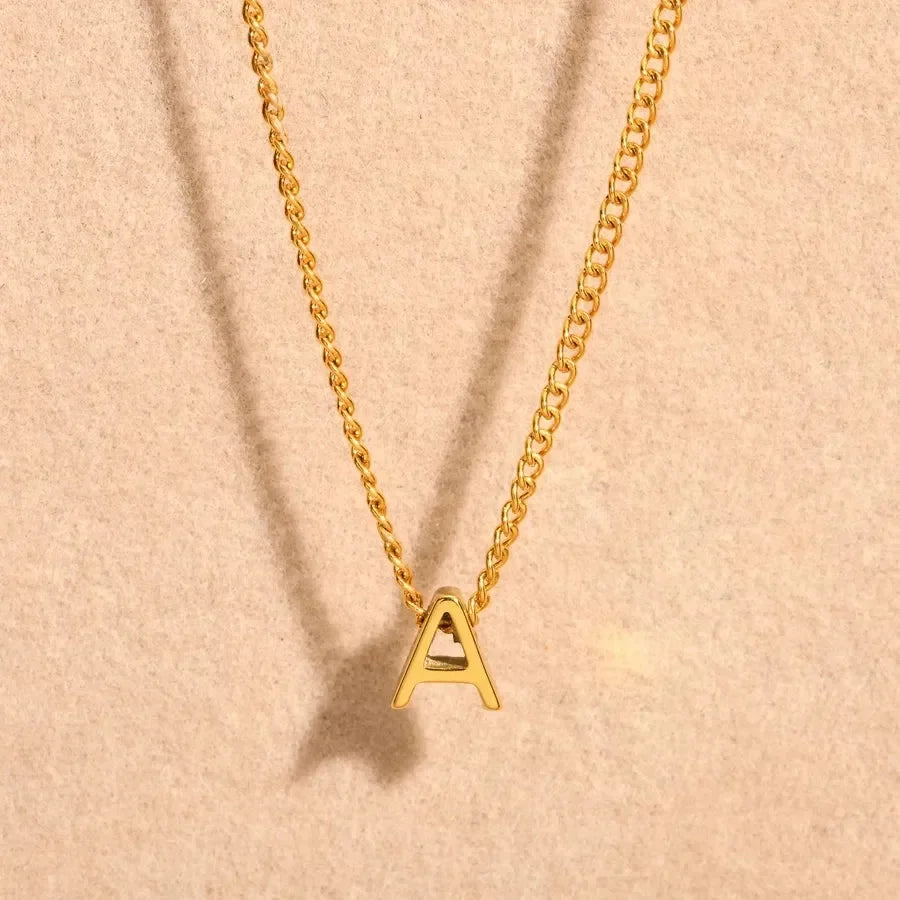 Upper-case Letter Pendant - Diatoms