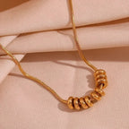 Luxy Dainty Circle Necklace - Diatoms