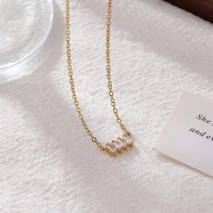 Diamond Studded Necklace - Diatoms