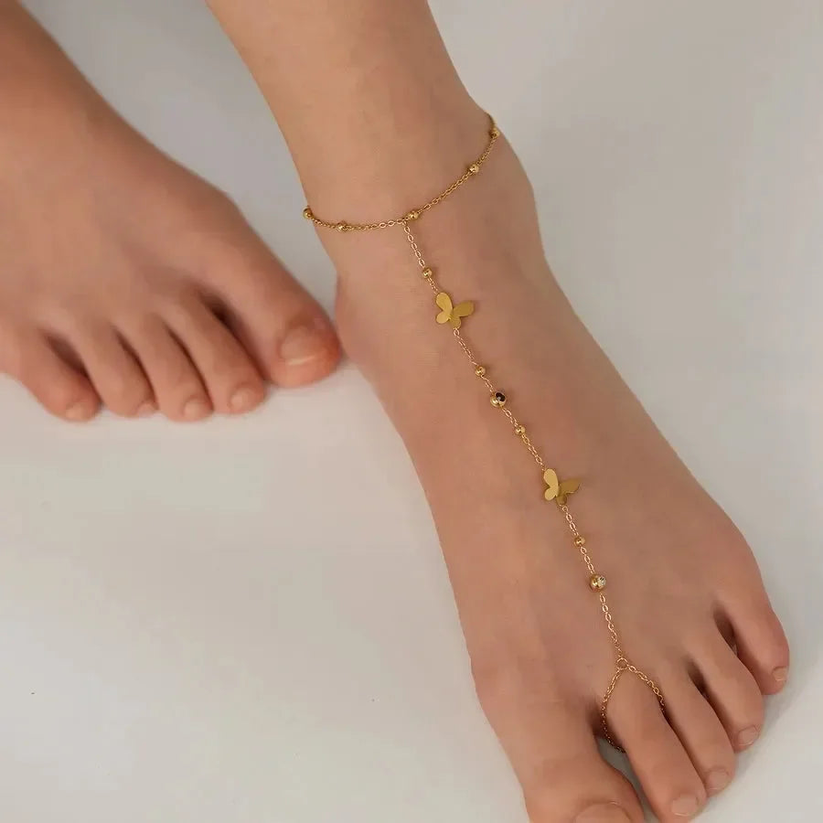 Butterfly Anklet - Diatoms