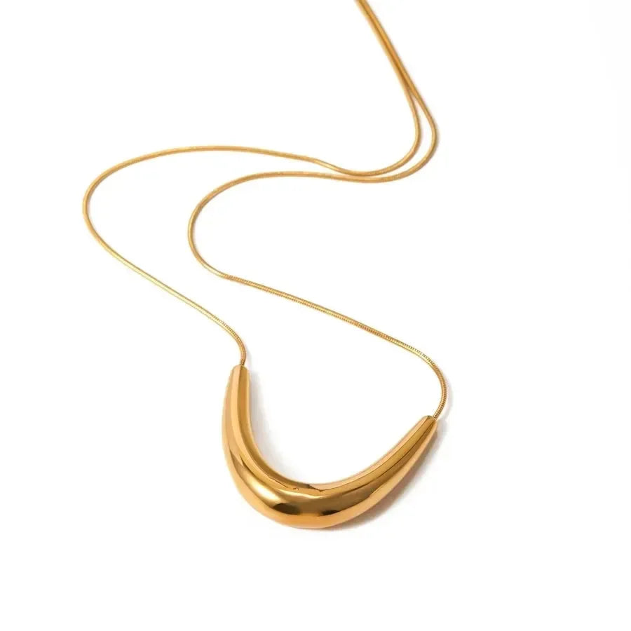 Luxy Curved Necklace - Diatoms
