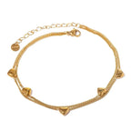 Luxy Double Layered Anklet - Diatoms