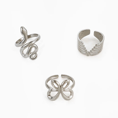 Classic Three Pair Set Rings