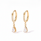 Water Droplets Simple Drop Earrings