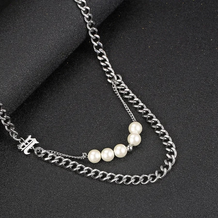 Diatoms Hip-Hop Unisex Layered Necklaces - Diatoms