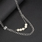 Diatoms Hip-Hop Unisex Layered Necklaces - Diatoms