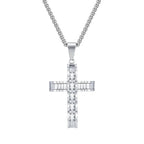 Classic Cross Pendant - Diatoms