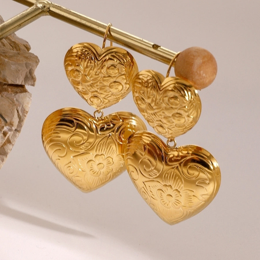 Luxy Blossom Heart Earrings