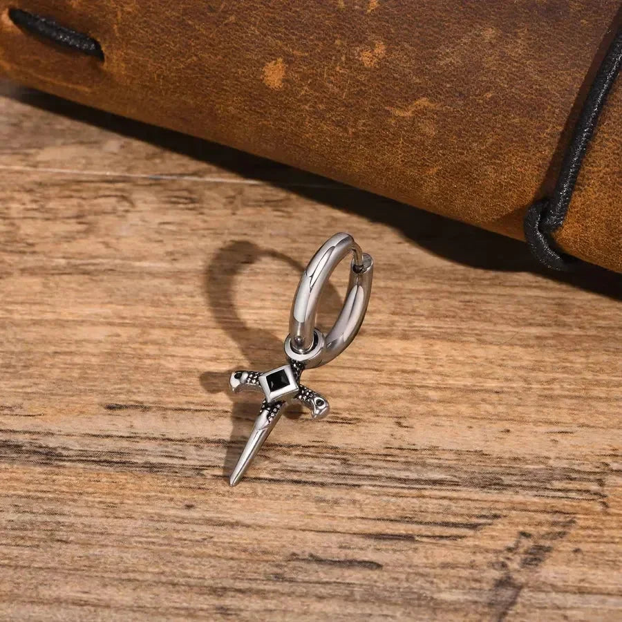 Diatoms Vintage Men Earrings - Diatoms