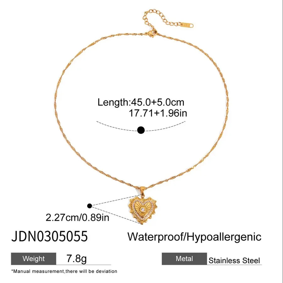 Lovelocked Thin Chain Pendant - Diatoms