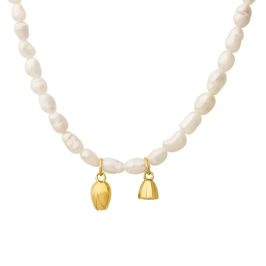 Hanging Pearl Necklace - Diatoms