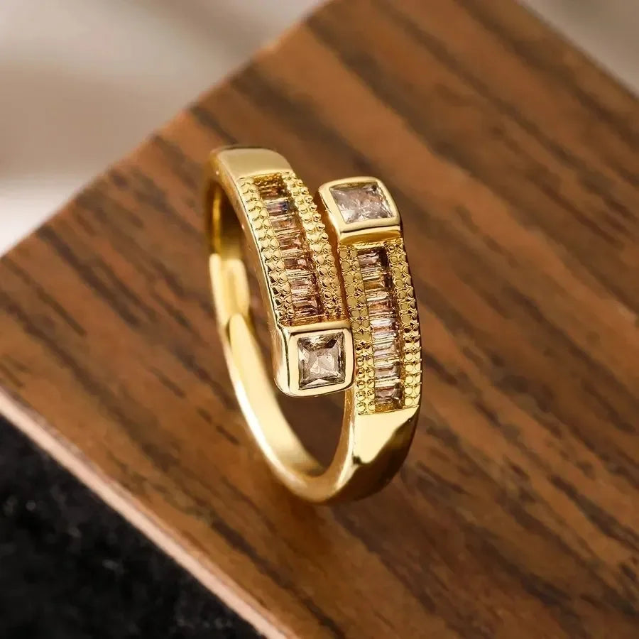 Flowy Fancy Open Rings - Diatoms