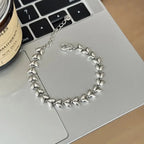 Whimsy Whisper Silver Bracelets Necklace - Diatoms