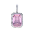 Diatoms Hip-Hop Square Unisex Pendant - Diatoms