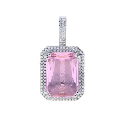 Diatoms Hip-Hop Square Unisex Pendant - Diatoms