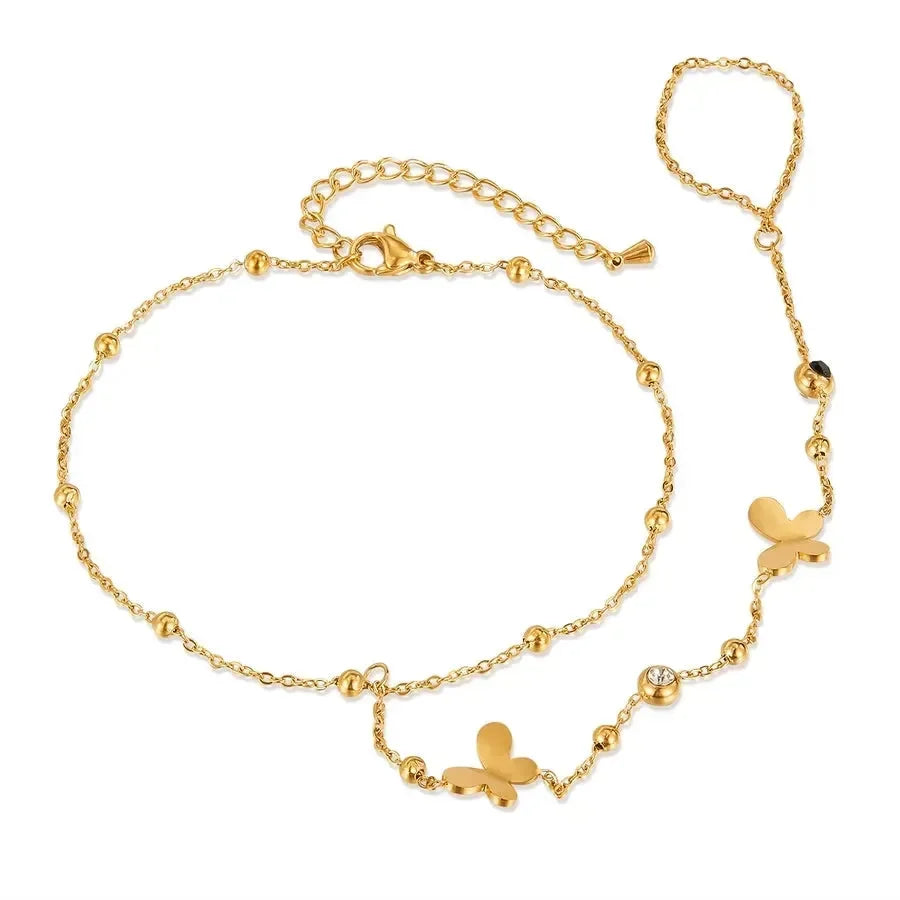 Butterfly Anklet - Diatoms