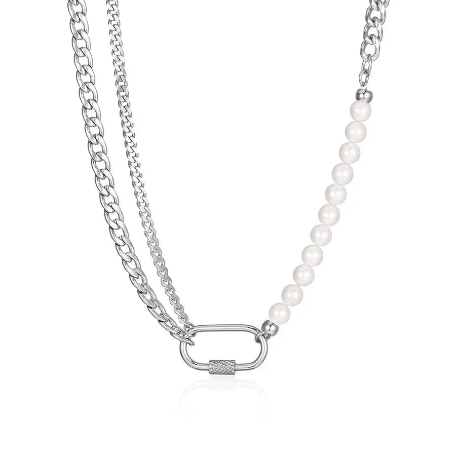 Luxy Hip-Hop Layered Necklace - Diatoms