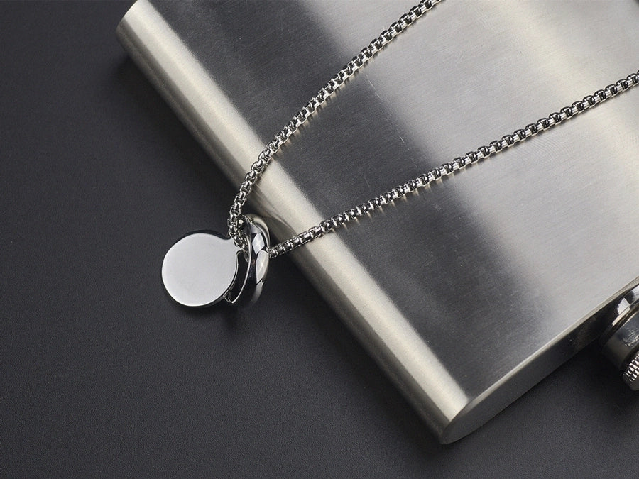 Diatoms Simple Style Commute Polishing Solid Color Unisex Necklace