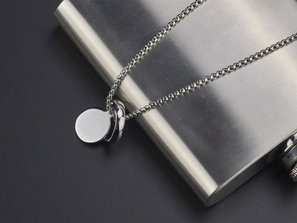 Diatoms Simple Style Commute Polishing Solid Color Unisex Necklace