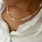 Baroque Pearl Necklace - Diatoms