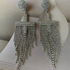 Luxy Crystal Rhinestones Earrings - Diatoms