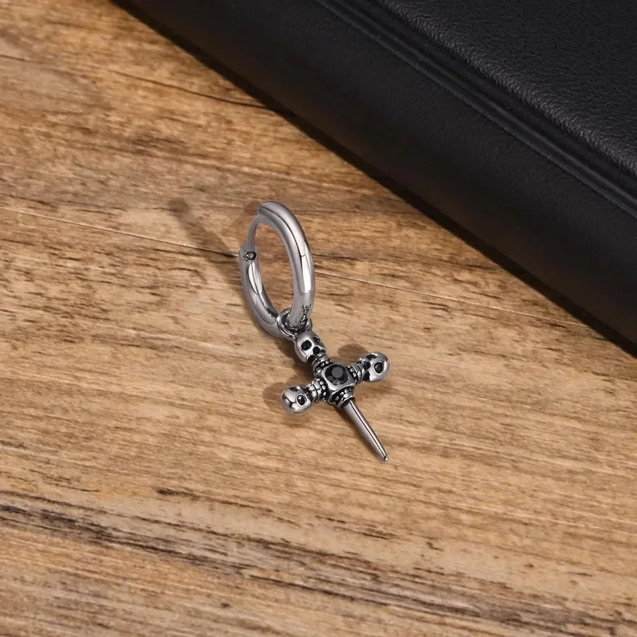 Diatoms Vintage Men Earrings - Diatoms