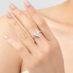 Heart Shape Sterling Silver Luxy Rings - Diatoms