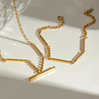 Luxy Rolo Necklace Cum Bracelet - Diatoms