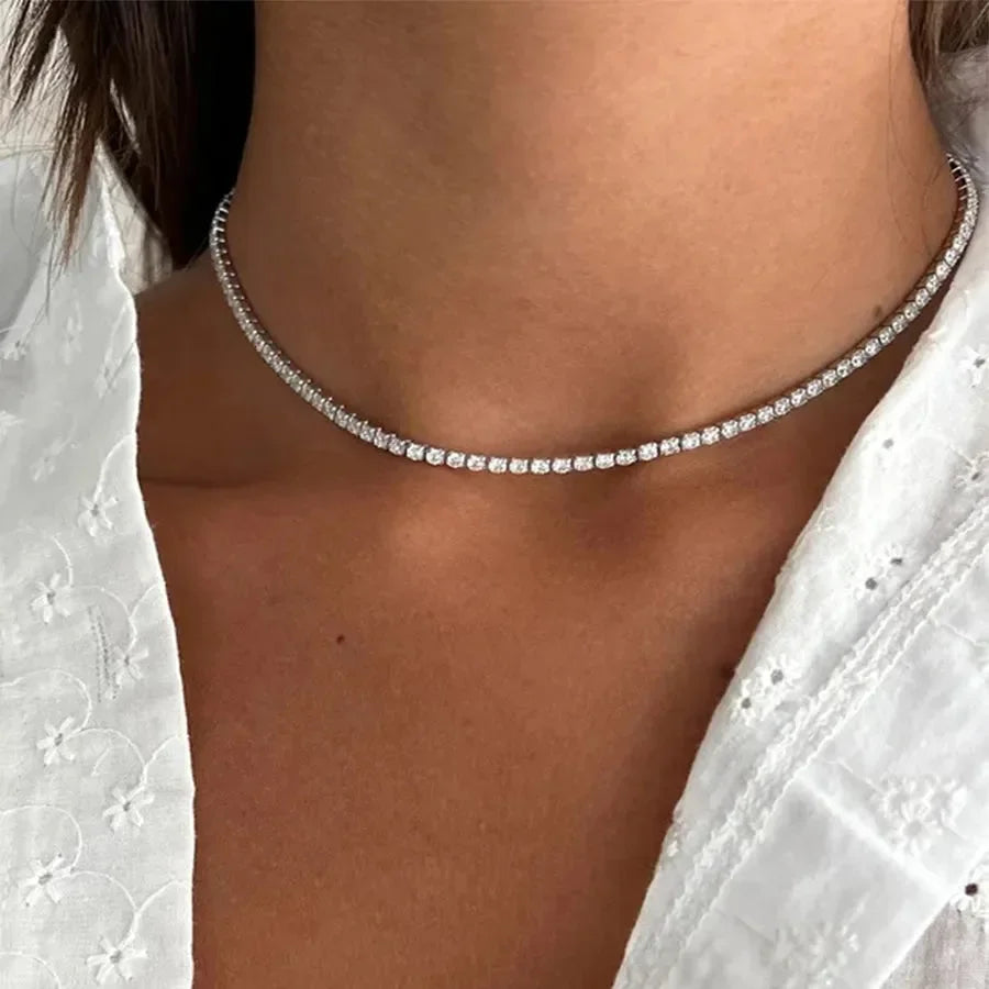 Bling Bling Shiny Diamond Necklace - Diatoms