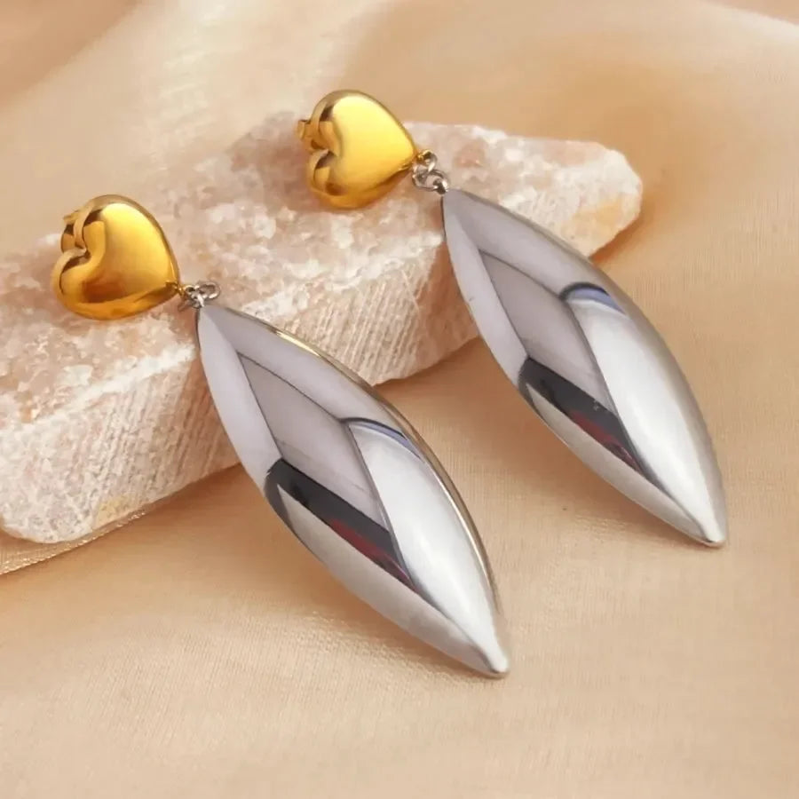 Luxy Shell Drop Earrings - Diatoms