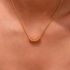 Luxy Dainty Circle Necklace - Diatoms