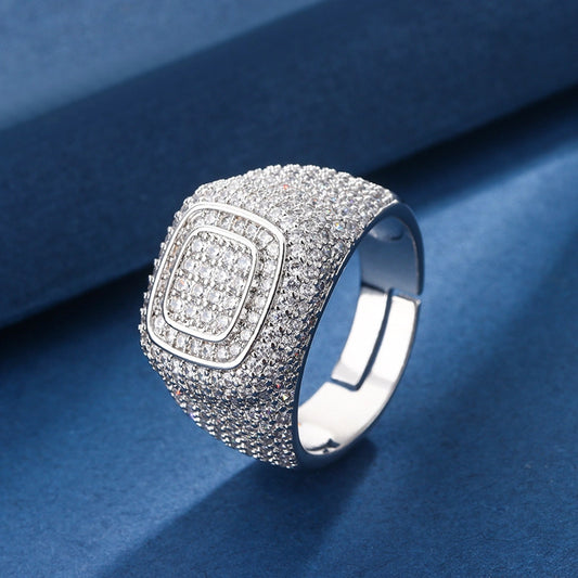 White Gold Men's Ring