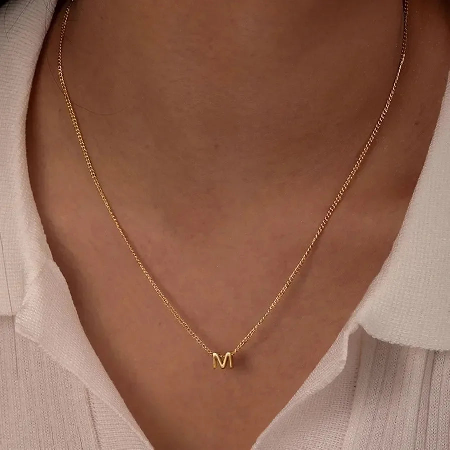 Upper-case Letter Pendant - Diatoms
