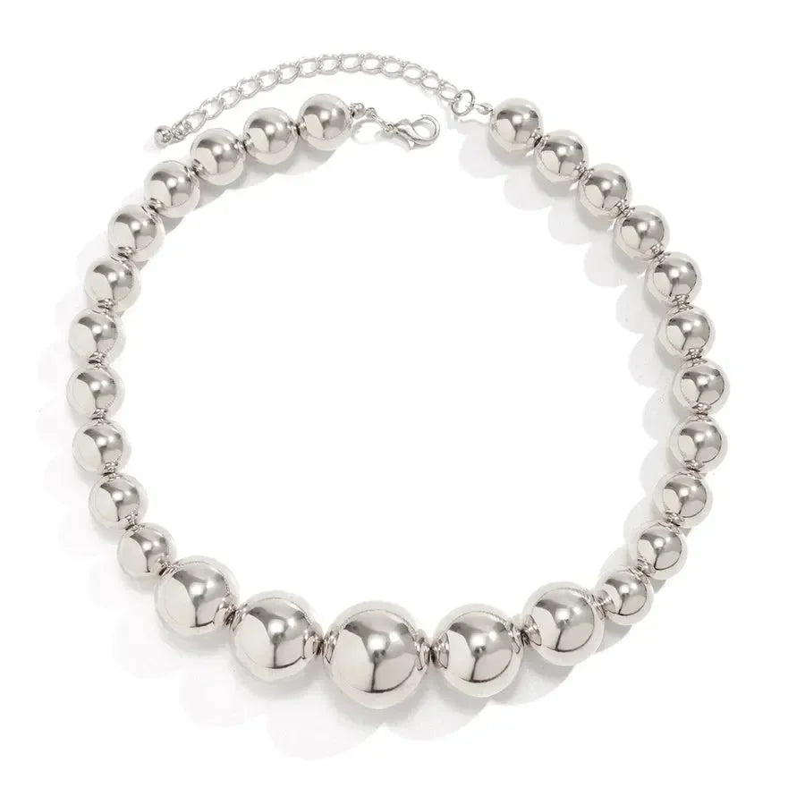 Trendsetter Geometric Beaded Necklace - Diatoms