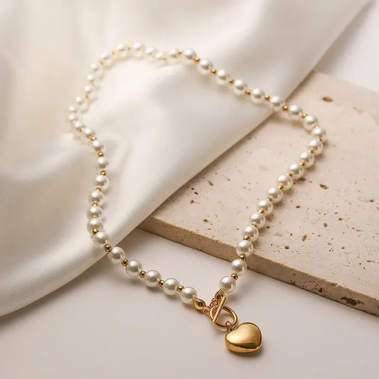 Commute Heart Shape Pendant - Diatoms