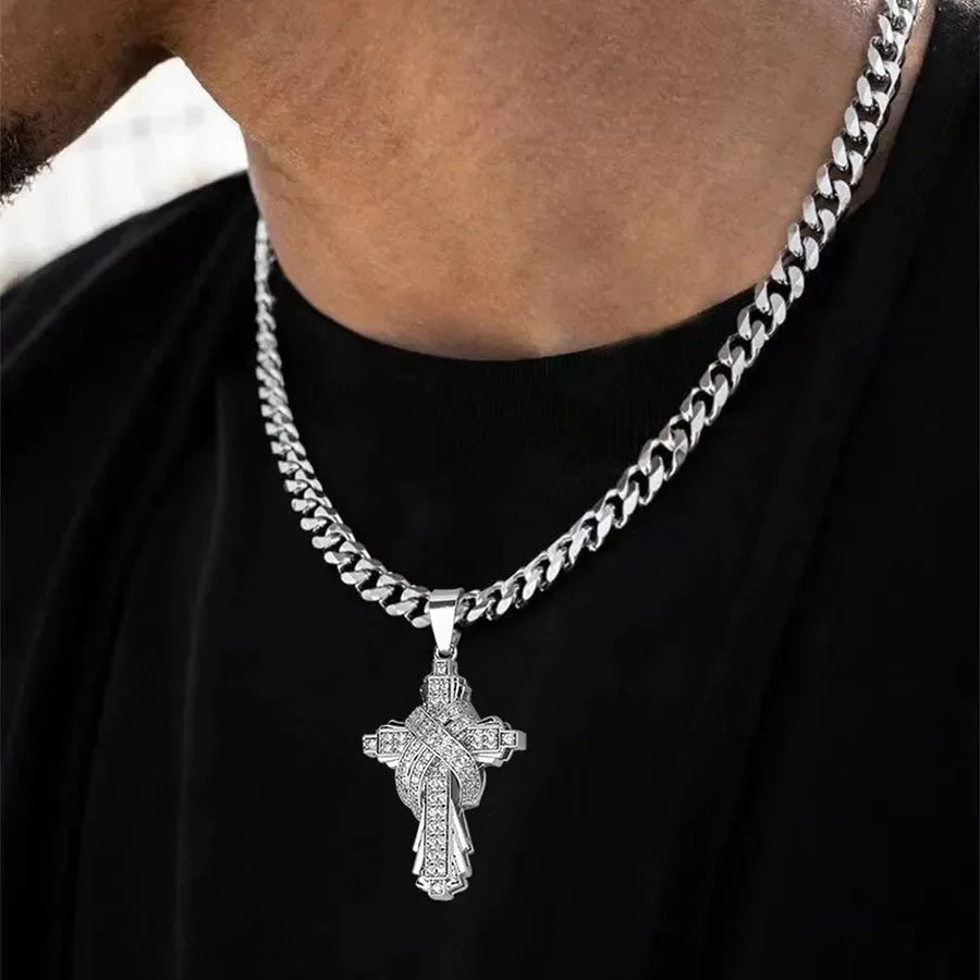 Hip Hop Exquisite Men's Necklace - Diatoms