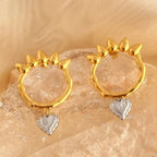 Greek Goddess Drop Earrings - Diatoms