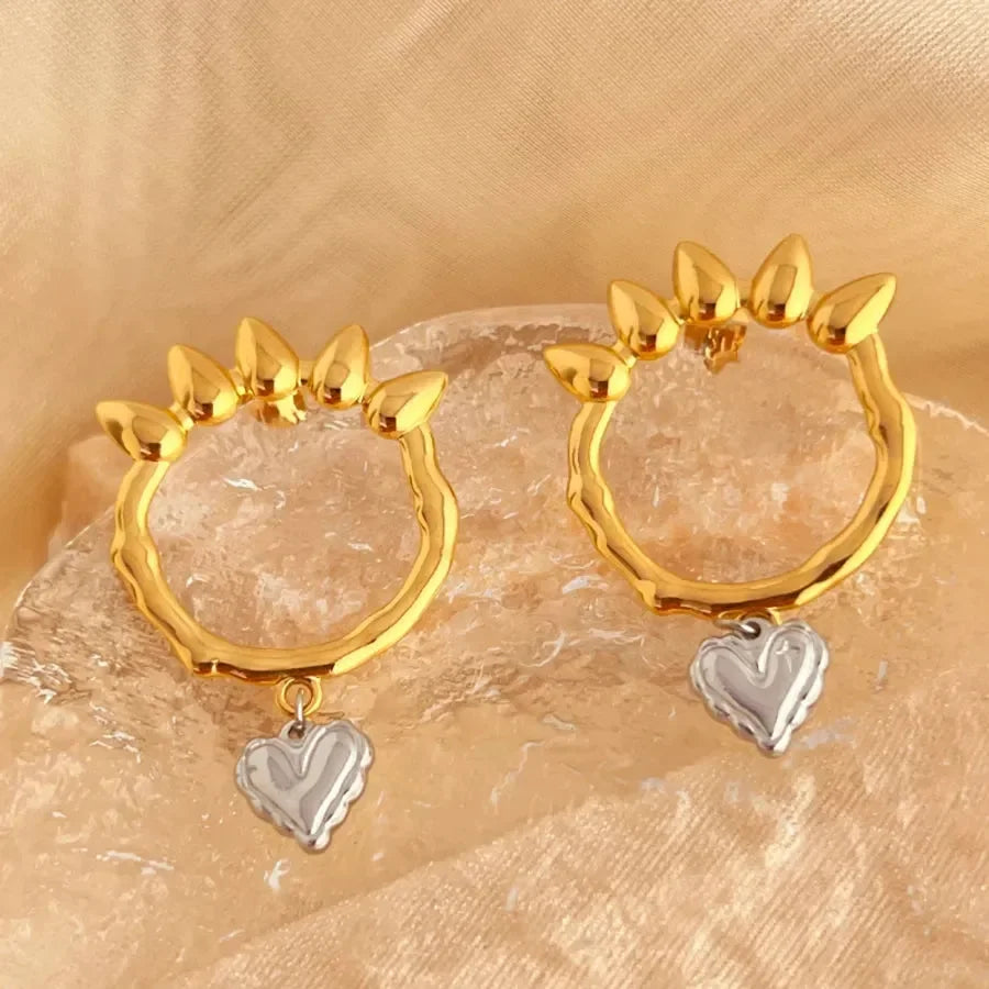 Greek Goddess Drop Earrings - Diatoms