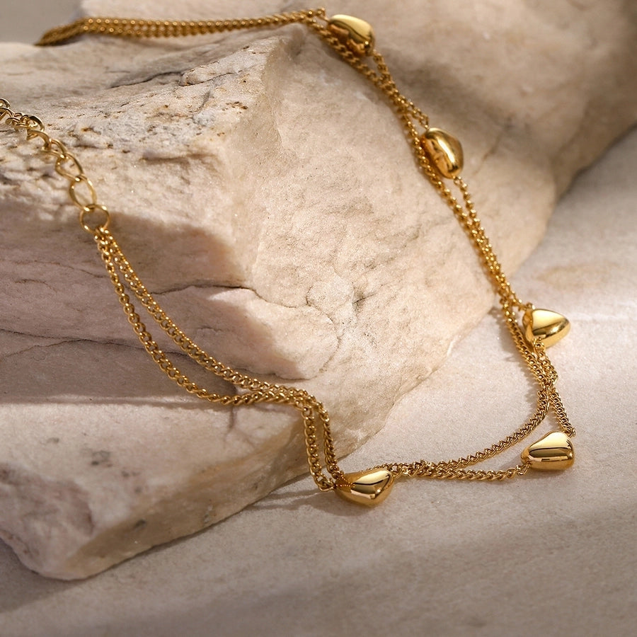 Luxy Double Layered Anklet