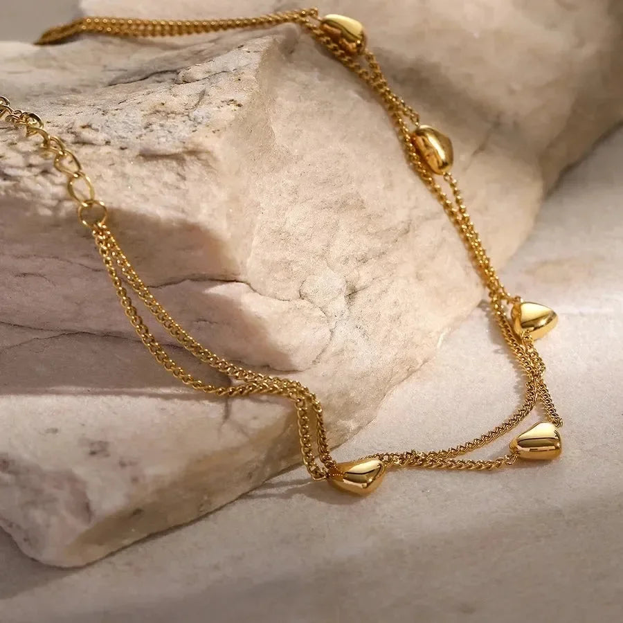 Luxy Double Layered Anklet - Diatoms