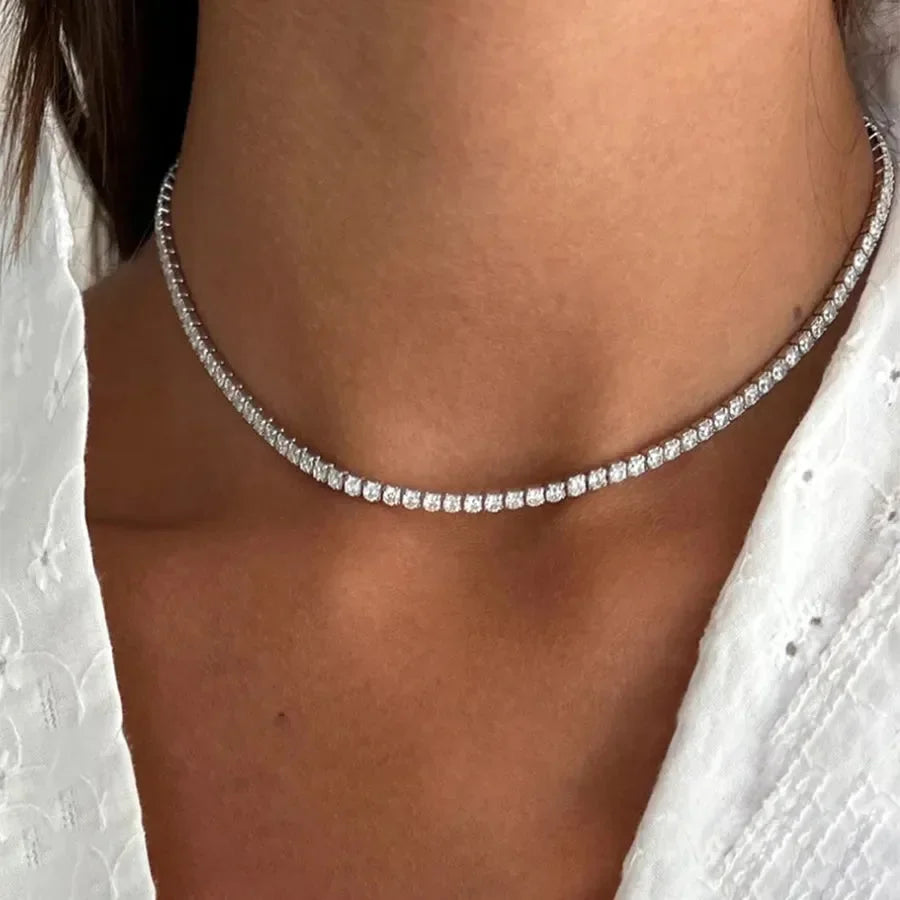 Bling Bling Shiny Diamond Necklace - Diatoms
