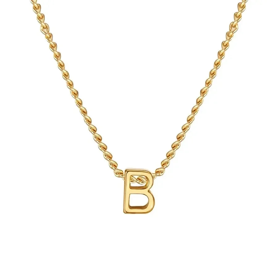 Upper-case Letter Pendant - Diatoms